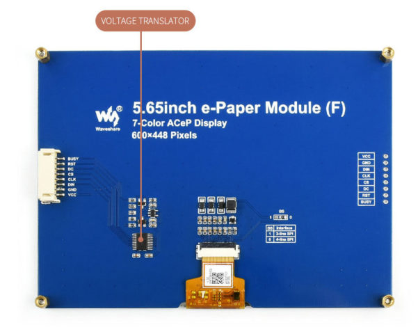 SPI color e-Paper Display