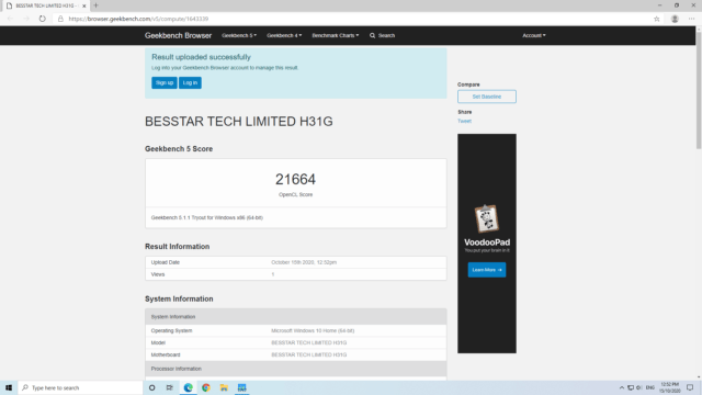 GeekBench GPU