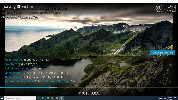 MINISFORUM X35G 8K windows kodi