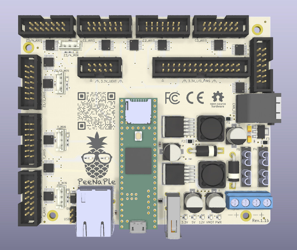 PeeNaPle OpenPnP board for Teensy 4.1