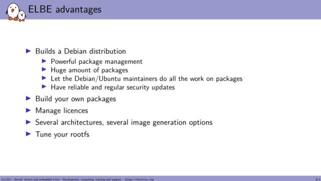 ELBE alternative to Yocto/OpenEmbedded because