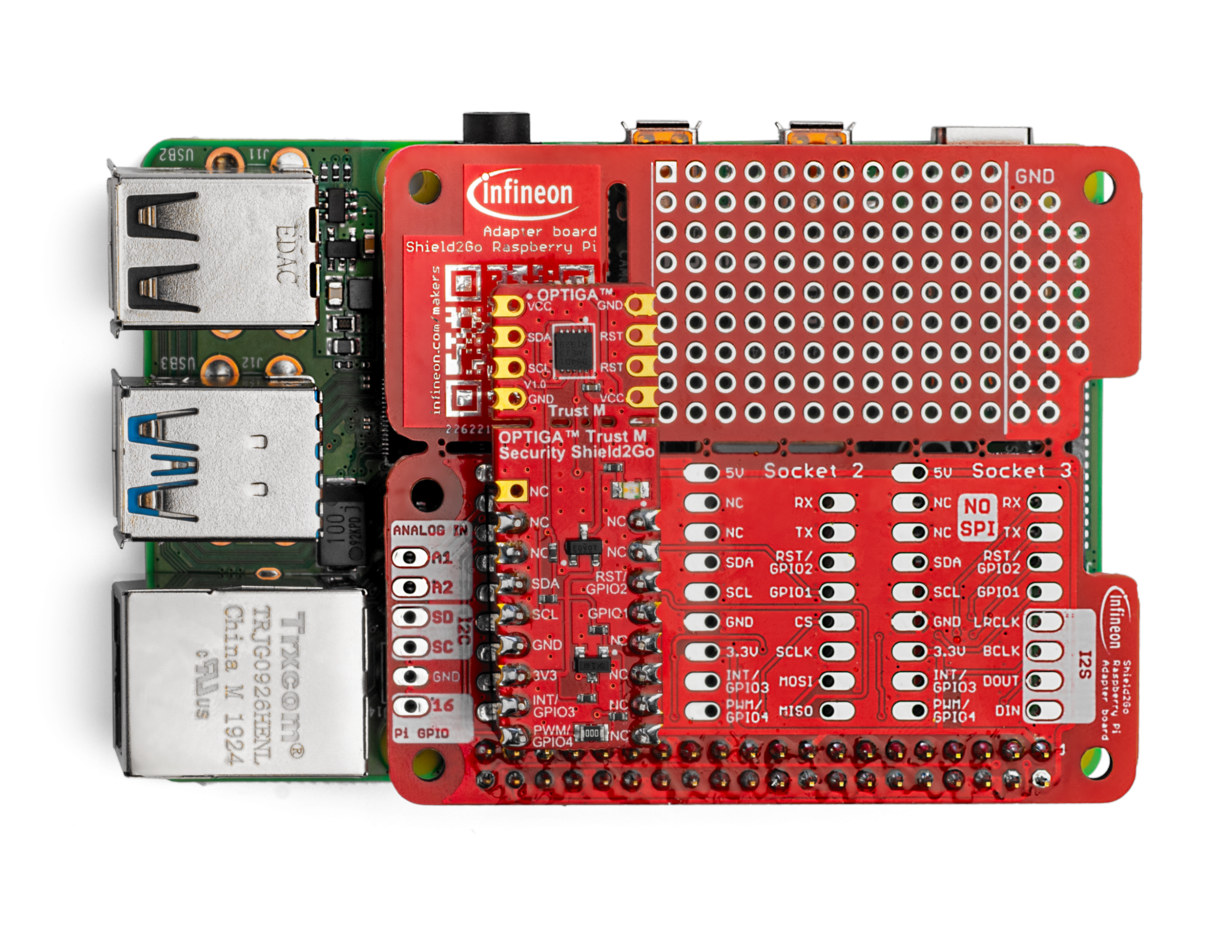 Optiga Trust-M evaluation-kit-Raspberry-Pi-Connected Home over IP standard