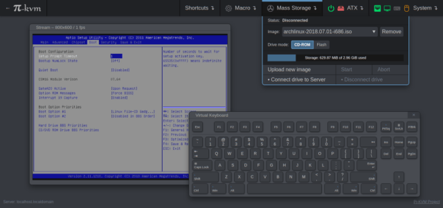 Pi-KVM Web UI