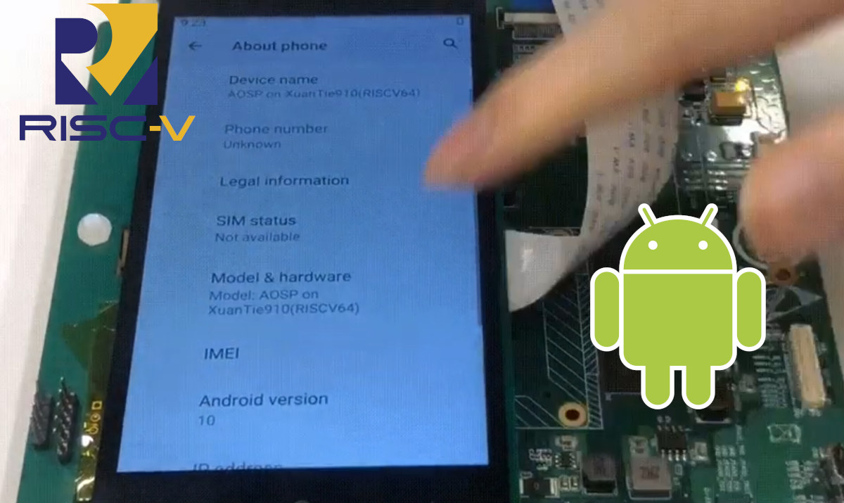 Android 10 portato sulla scheda RISC-V alimentato dal processore Alibaba T-Head XuanTie C910