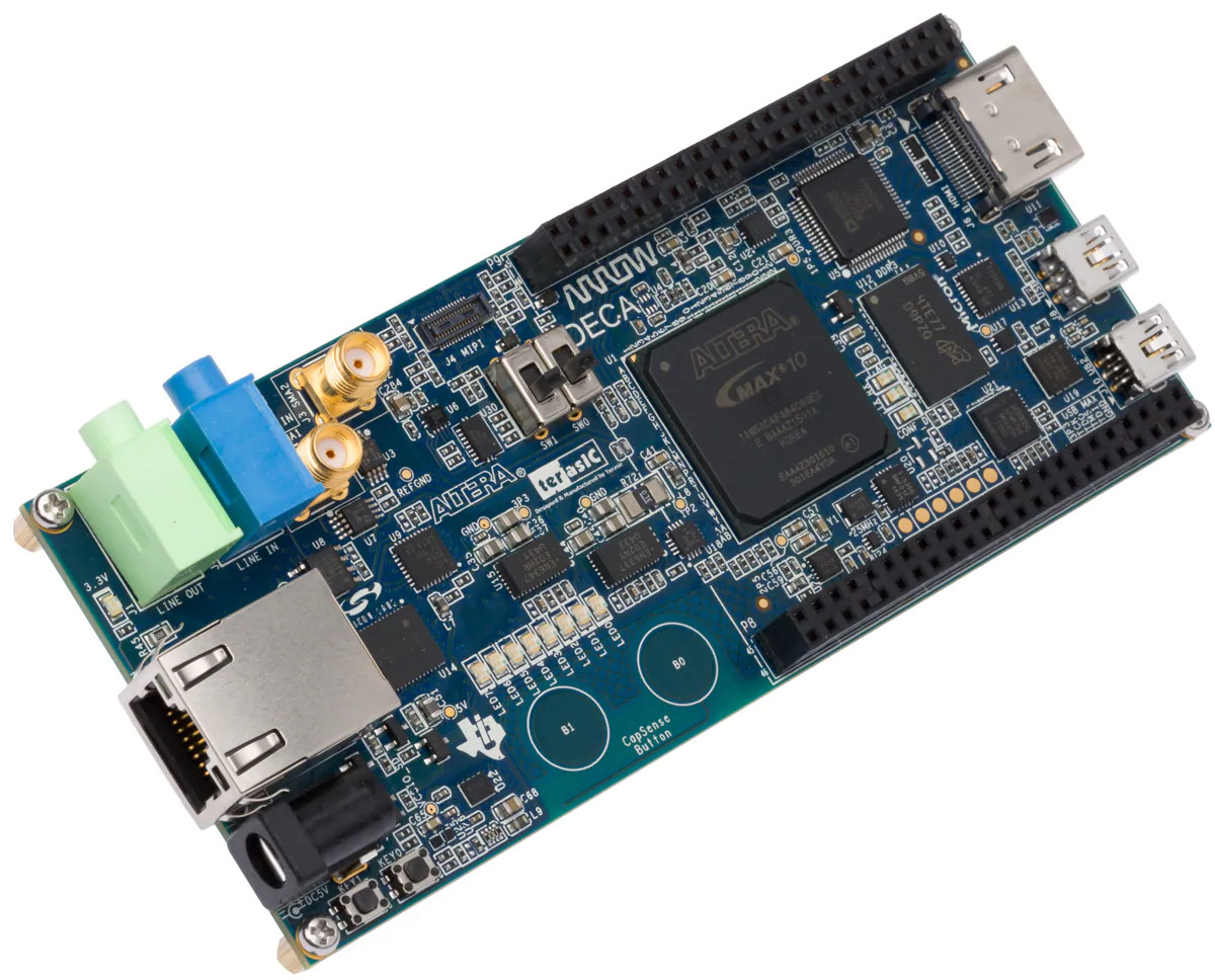 Arrow DECA Max 10 FPGA Board