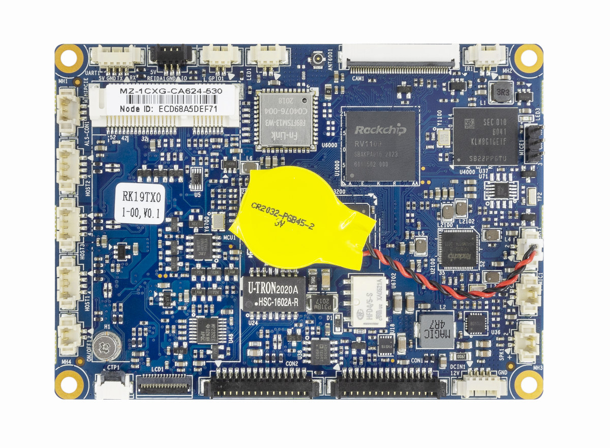 RV1109 SBC 4G Mini PCIe Slot