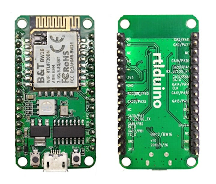 Rtlduino RTL8720DN dual-band WIFi IoT board