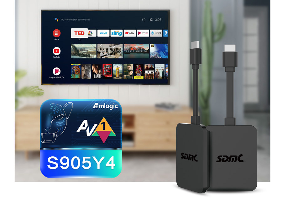 S905Y4 Android TV Dongle