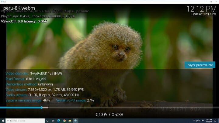 Beelink SEi Kodi Windows 10 8k 60fps