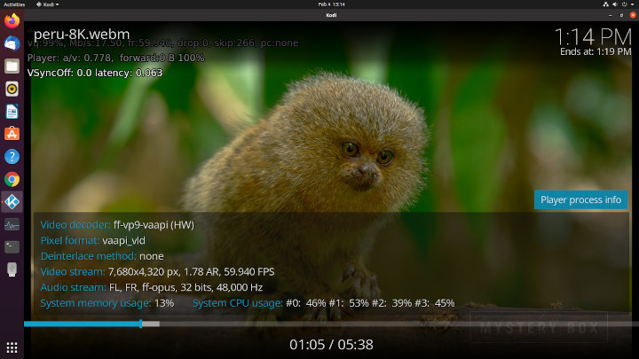 Beelink SEi Kodi ubuntu 8k 60fps