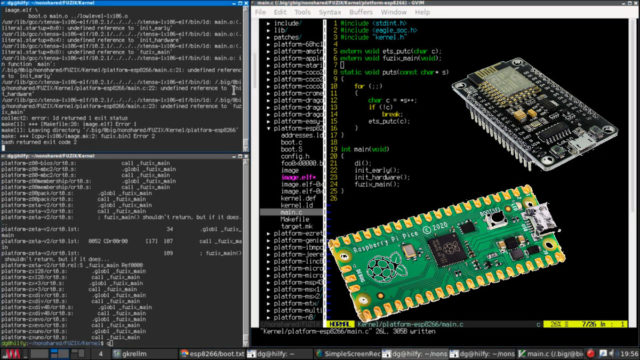 Fuzix Raspberry Pi Pico ESP8266