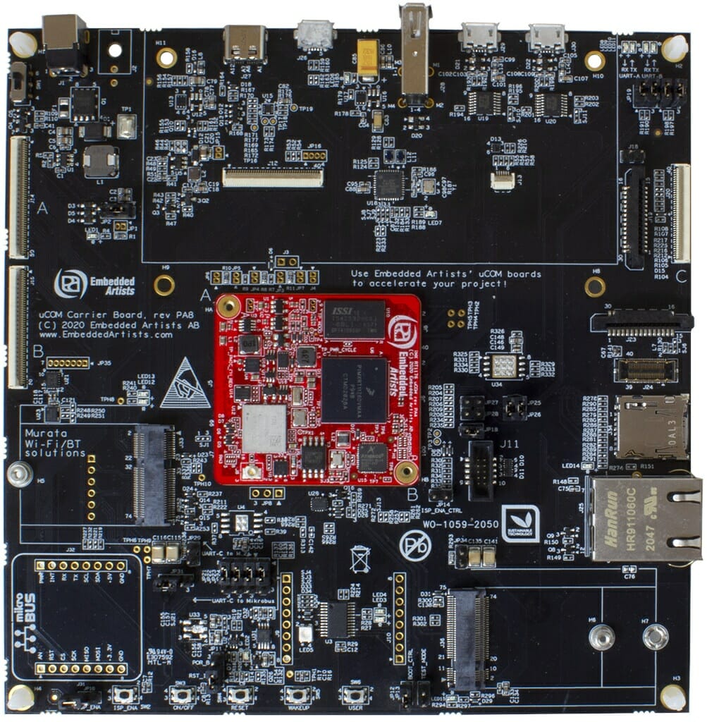 uCOM iMX RT1176 Developer Kit