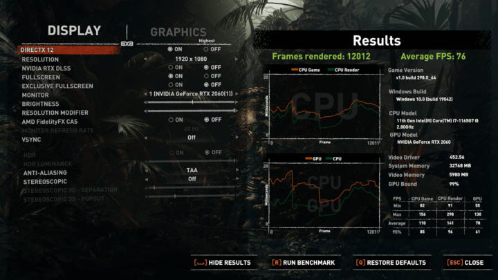 sottr highest graphics settings