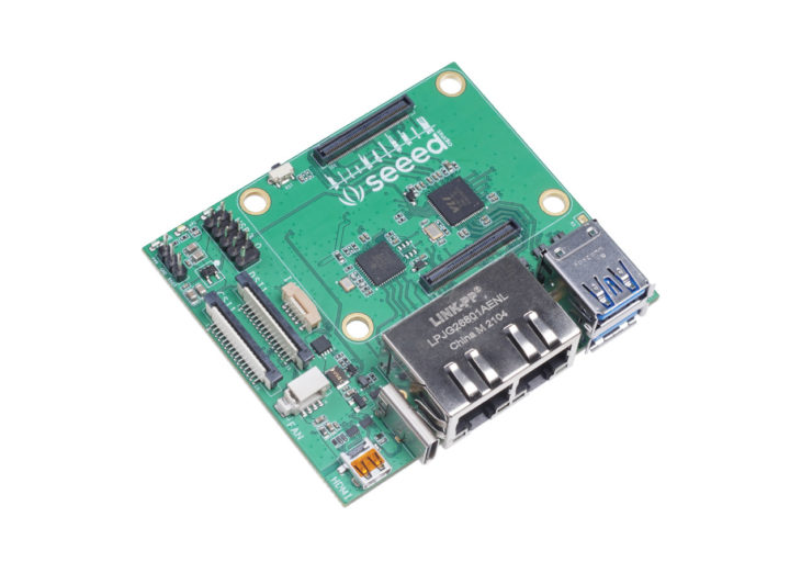 Placa portadora de doble Gigabit Ethernet Módulo de cómputo Raspberry Pi 4