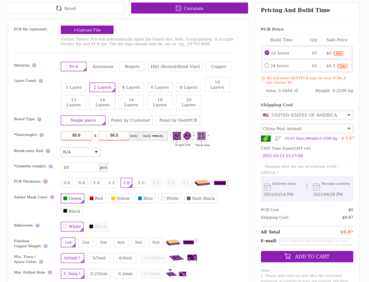 NextPCB-Raspberry Pi PCB Order Free