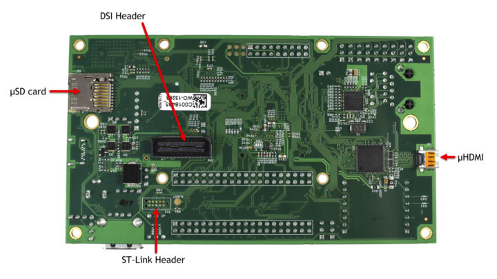 full-featured STM32MP1 development board