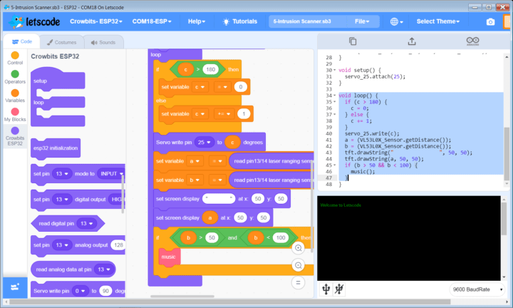 Learn Arduino & visual programming side-by-side