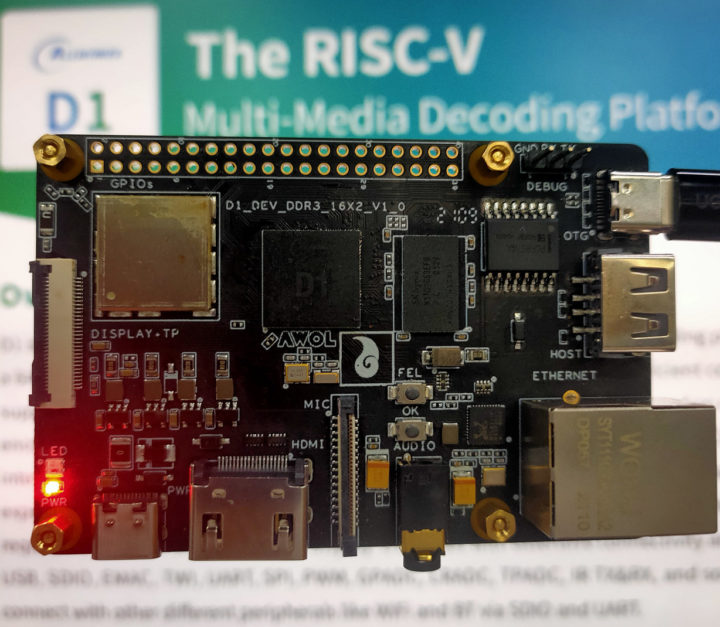 Allwinner D1 RISC-V SBC