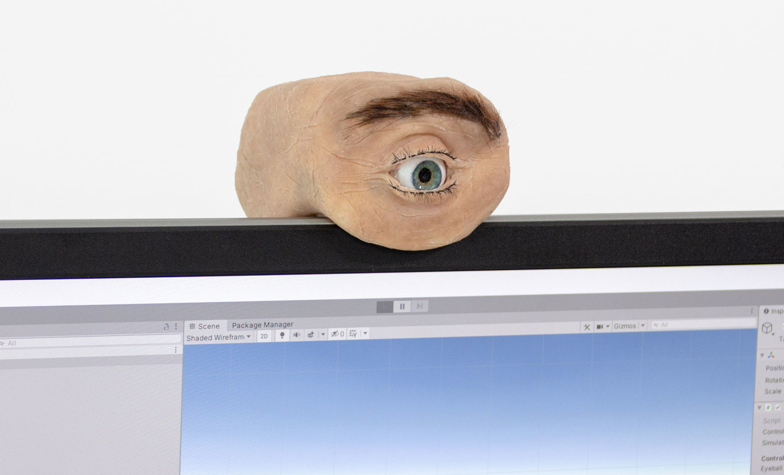 Eyecam eye-shaped webcam