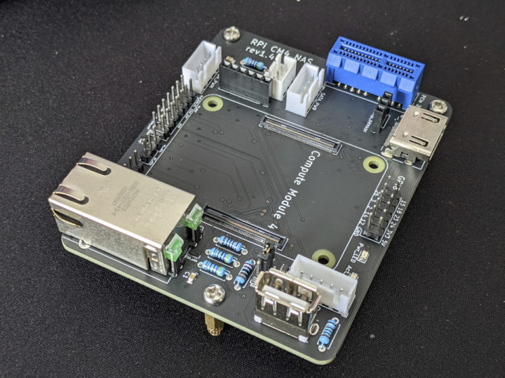 Raspberry Pi Compute Module 4 NAS board