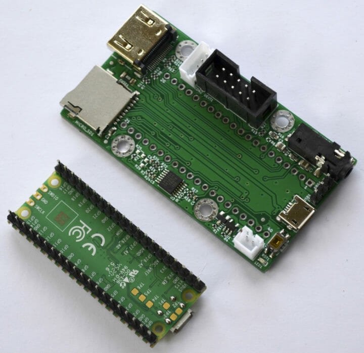 Raspberry Pi Pico Baseboard HDMI audio microSD
