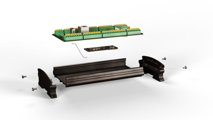 Arduino Portenta Machine Control with Portenta H7 exploded view