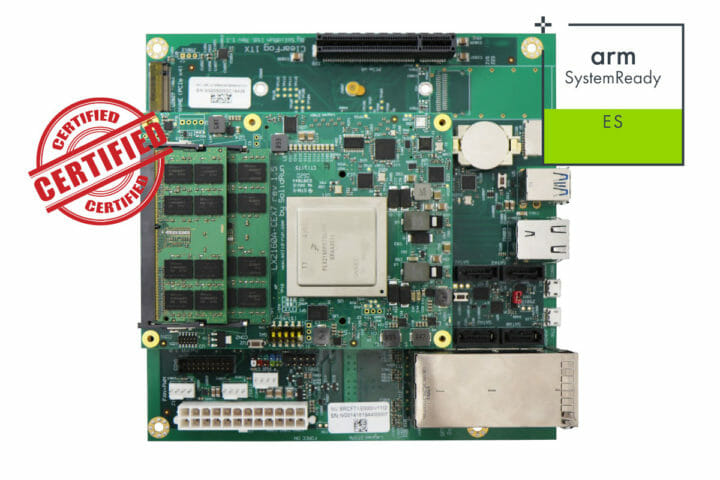 HoneyComb LX2K Arm SystemReady ES certified SBC