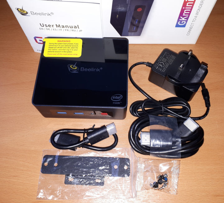 Beelink GKmini-user manual power supply