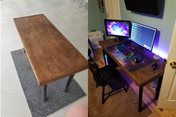 Computer Desk made with Genmitsu 6060 XY-Axis CNC router Extension Kit