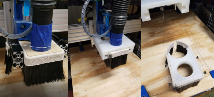 Dust shoe for PROVerXL 4030 CNC router