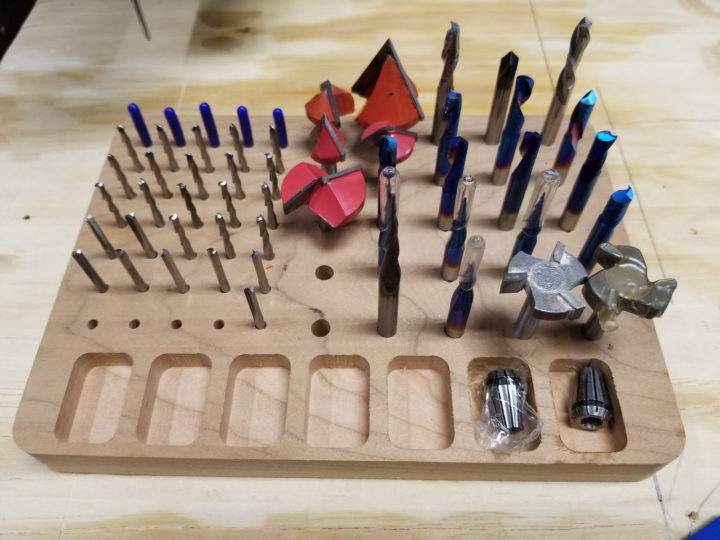 diy drilling bit holder