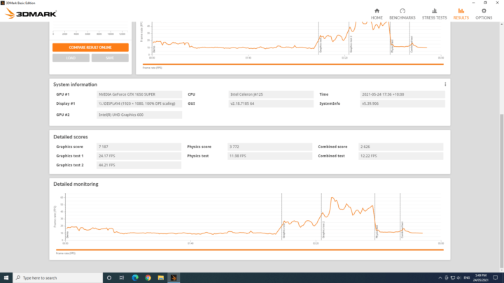 egpu pcmark10