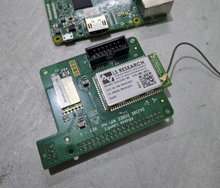 Alliance Laundry Raspberry Pi Zigbee WiFi HAT