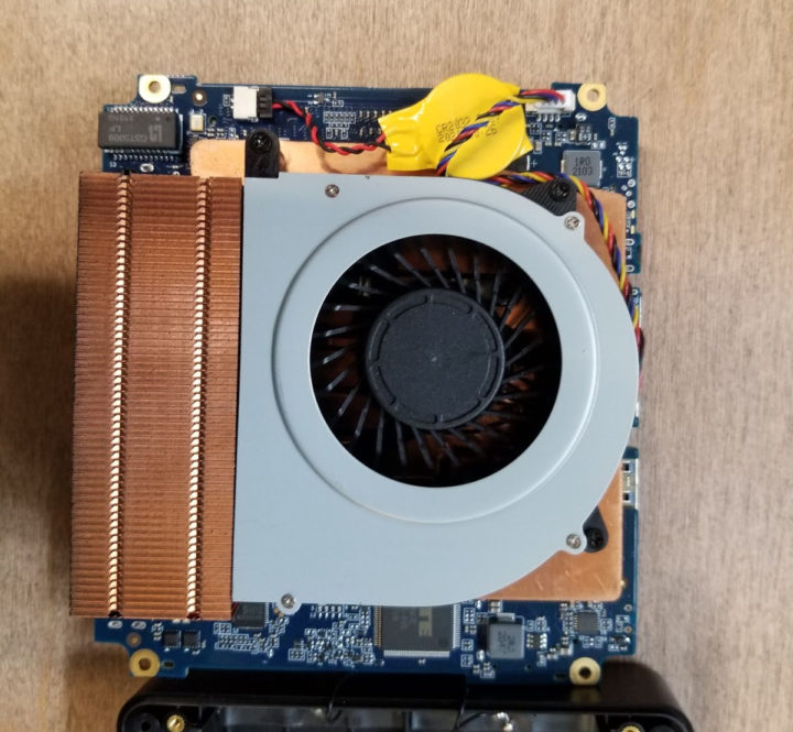 Nucbox2 cooling with fan & heatsink