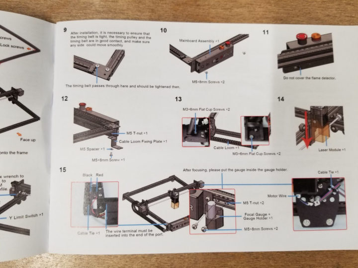 Ortur-Laser Master 2 Pro build instructions