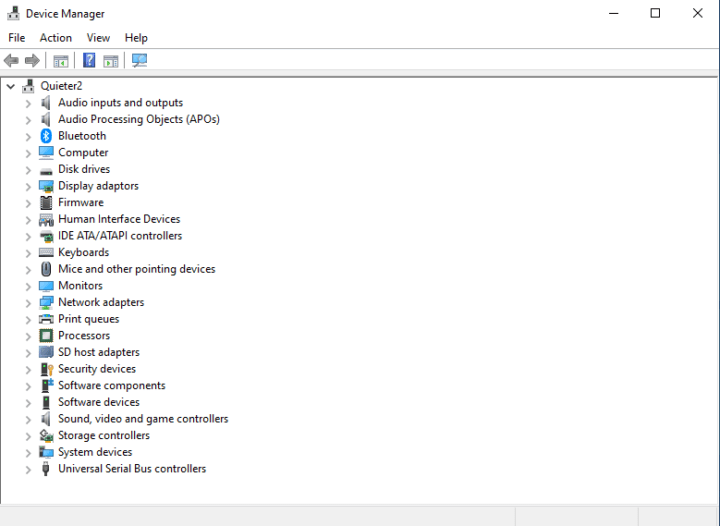 Quieter2 windows nvme devices