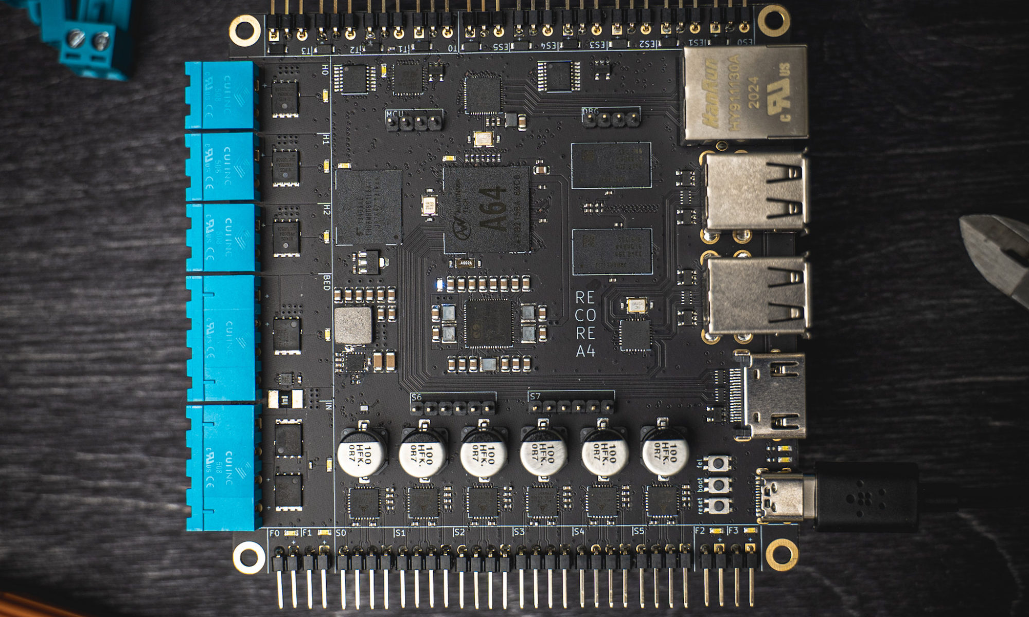 Recore Allwinner A64 3D printer board