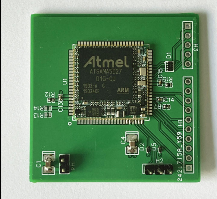 SAMA5D27 SiP module breakout board