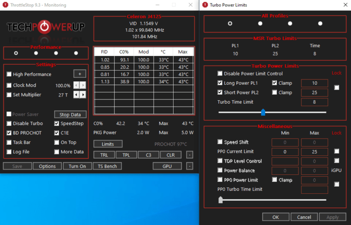 throttlestop pl settings