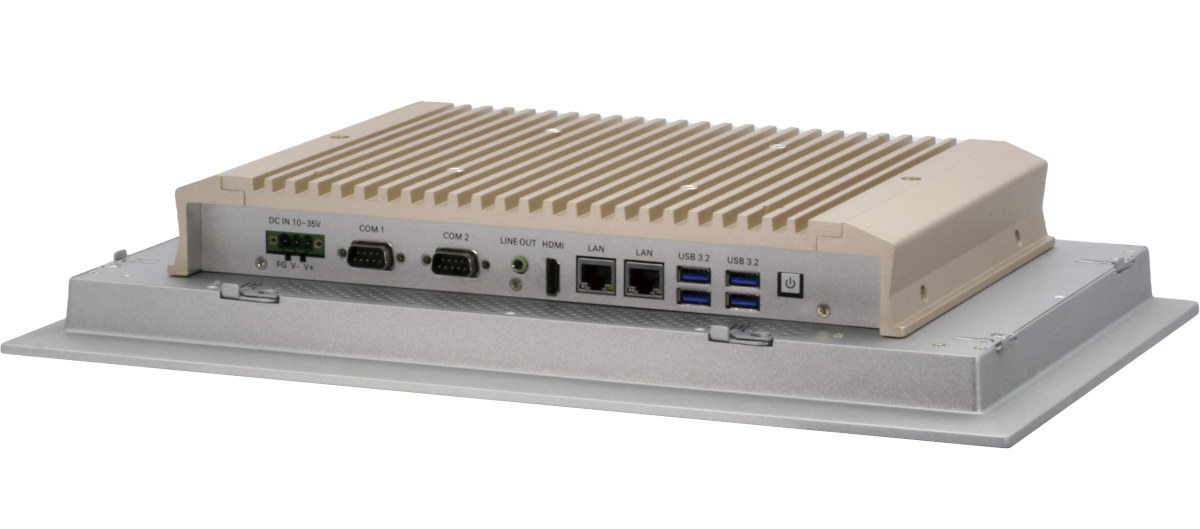 AAEON Panel PC dual Ethernet, serial, USB 3.2