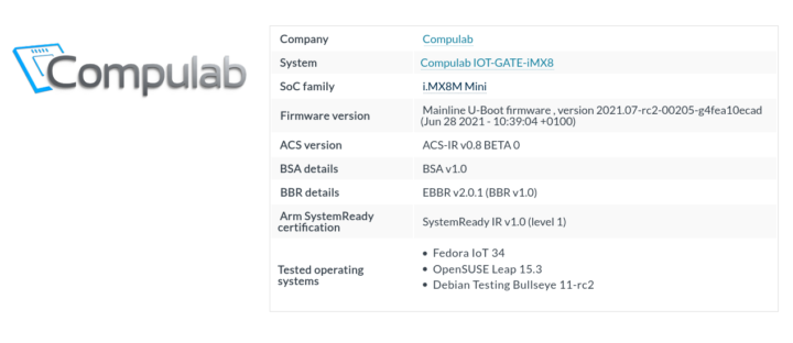 Compulab IOT-GATE-iMX8