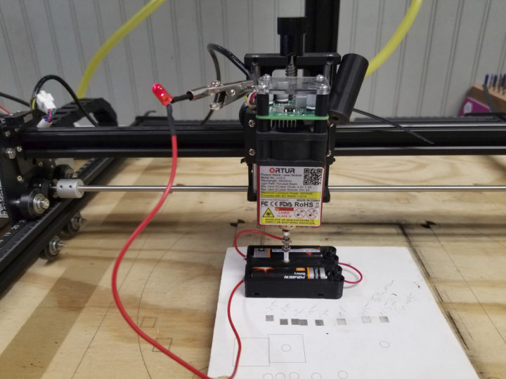 Laser Master 2 focusing jig