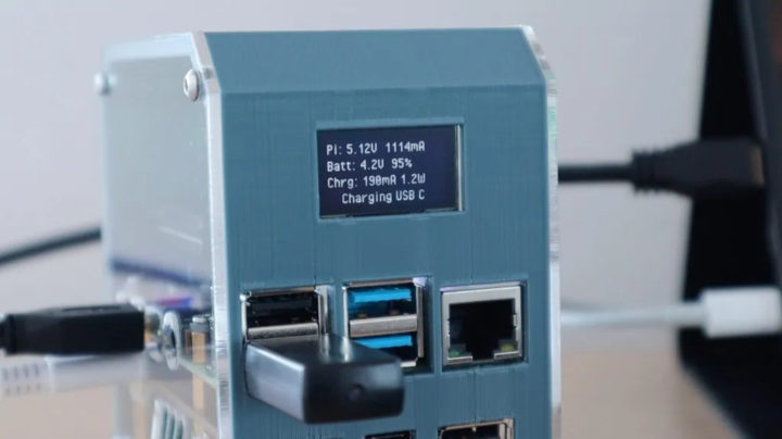 min -server with oled display, ups