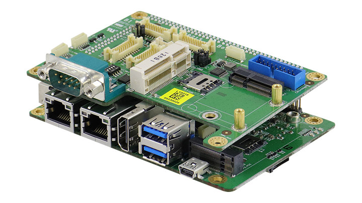 IBASE IBR215 SBC plus IO expansion board