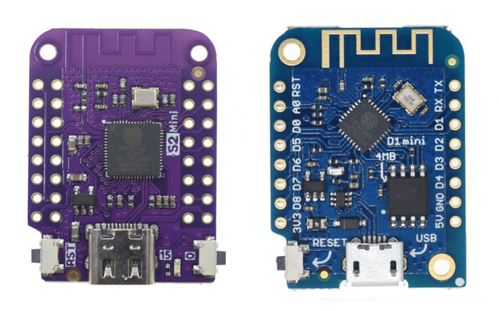 Lolin S2 Mini vs Wemos D1 mini