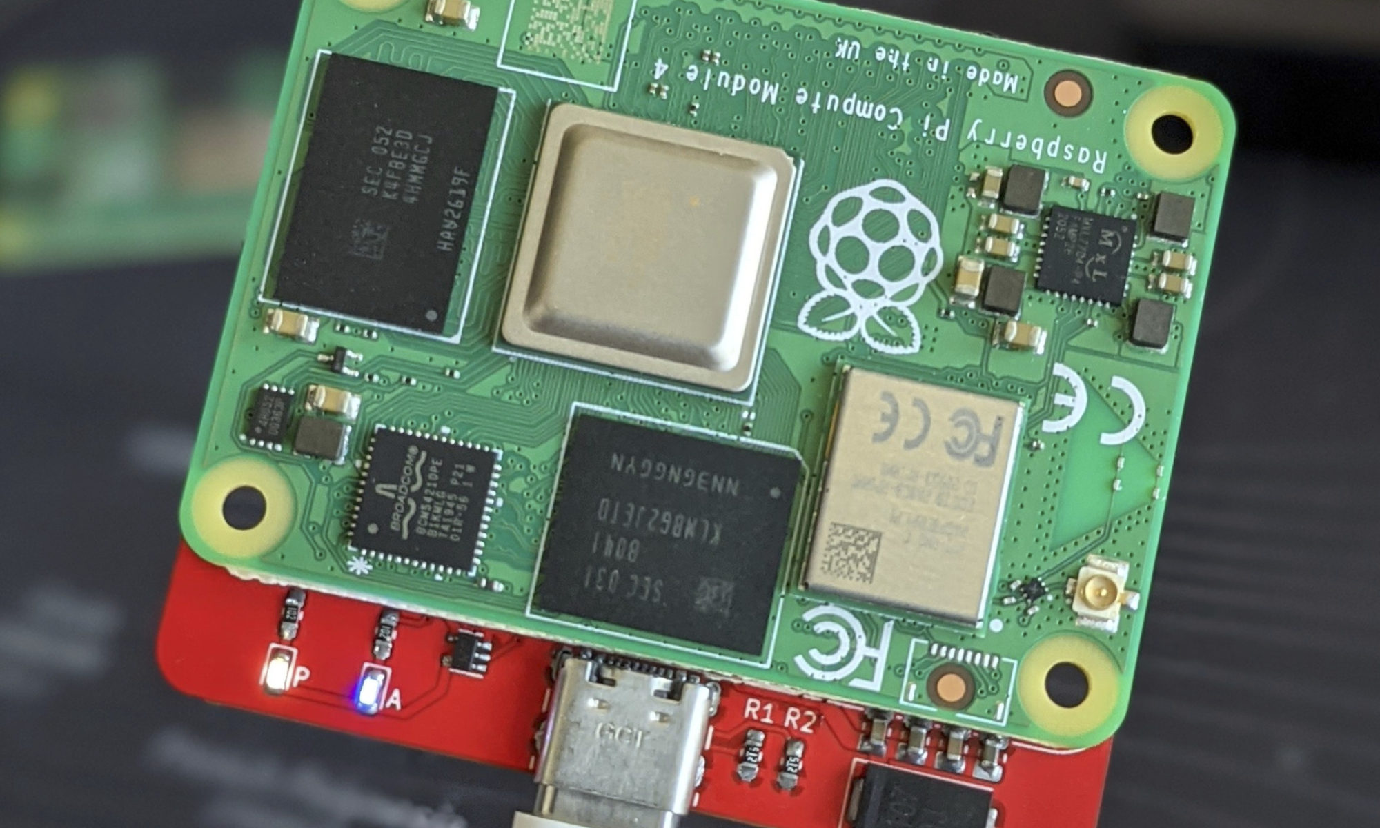 Minimal Carrier Board for Raspberry Pi Compute Module 4
