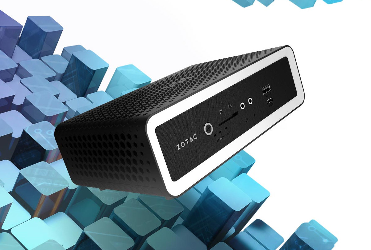 ZOTAC ZBOX CI622 Nano Barebone, Fanless Comet Lake Mini PC