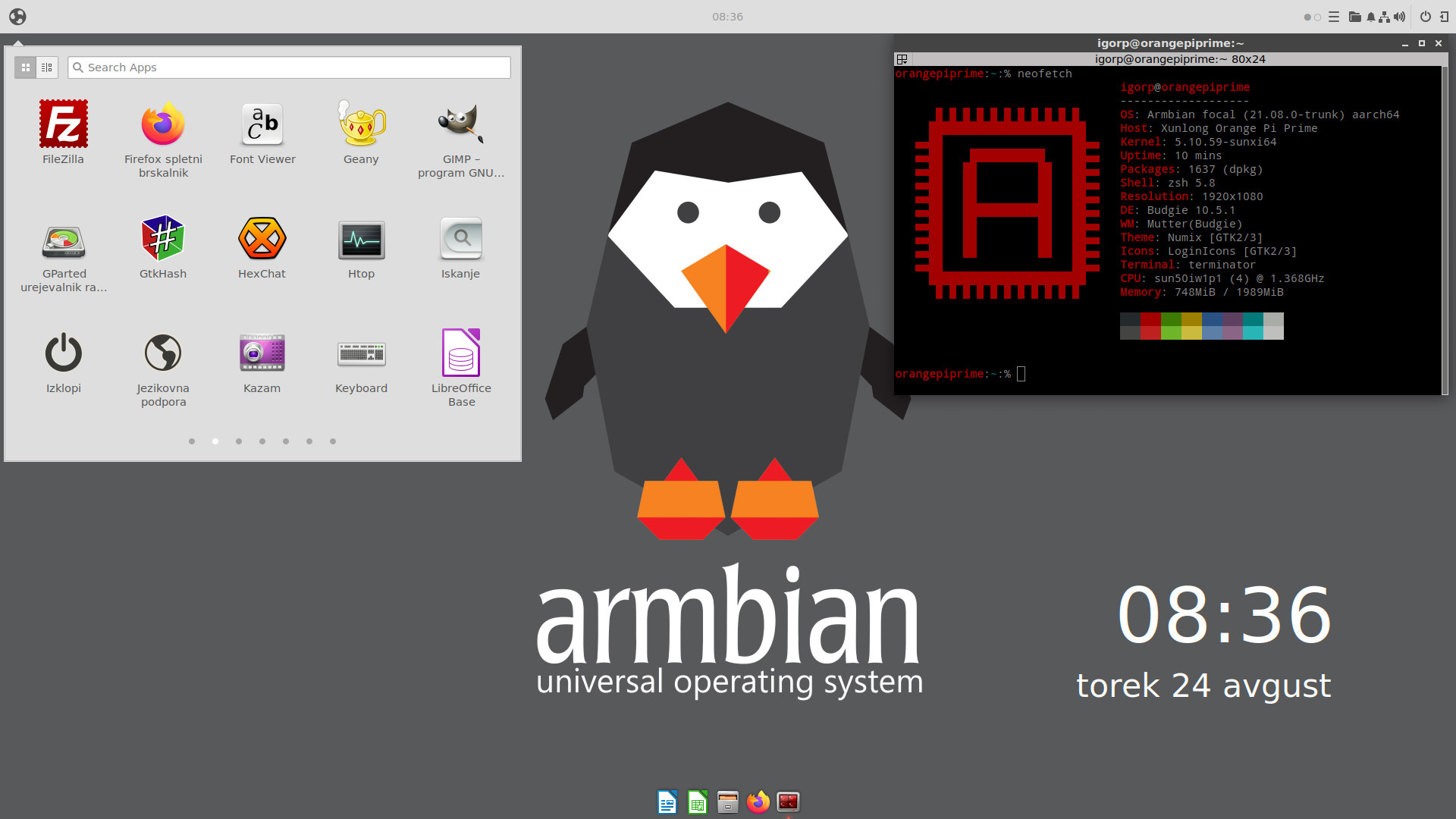 Armbian 21.08