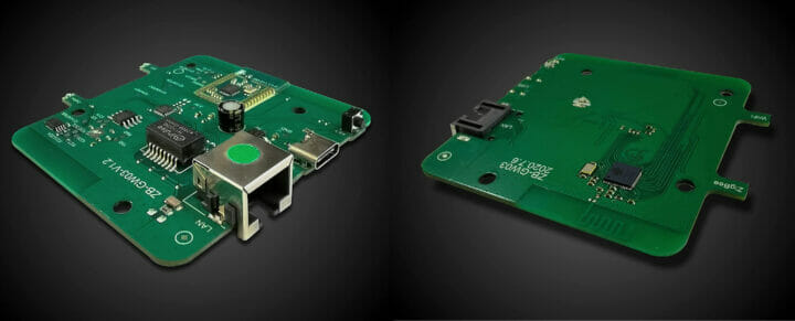 ESP32 Ethernet Zigbee gateway board