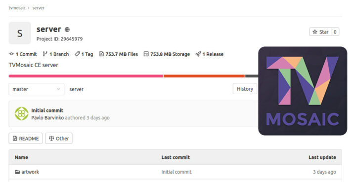 TVMosaic PVR server open source
